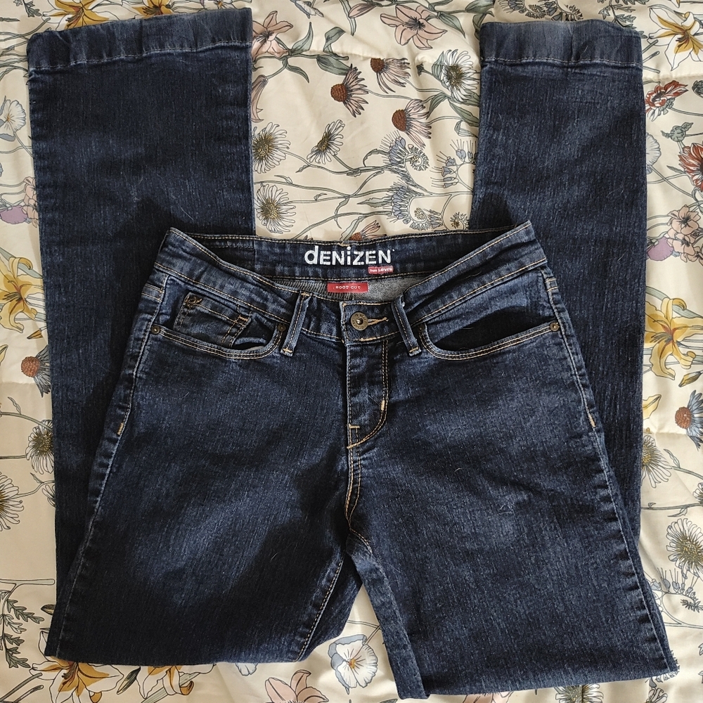 Denizen from Levi's Women's Deep Indigo Straight Leg Jeans